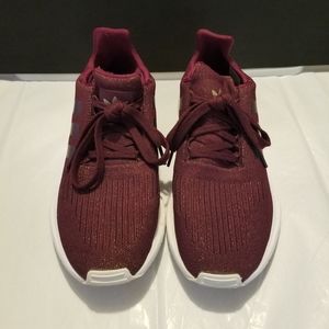 Adidas Maroon Swift Running Shoes